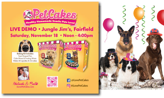 Jungle Jim's now sells PetCakes!