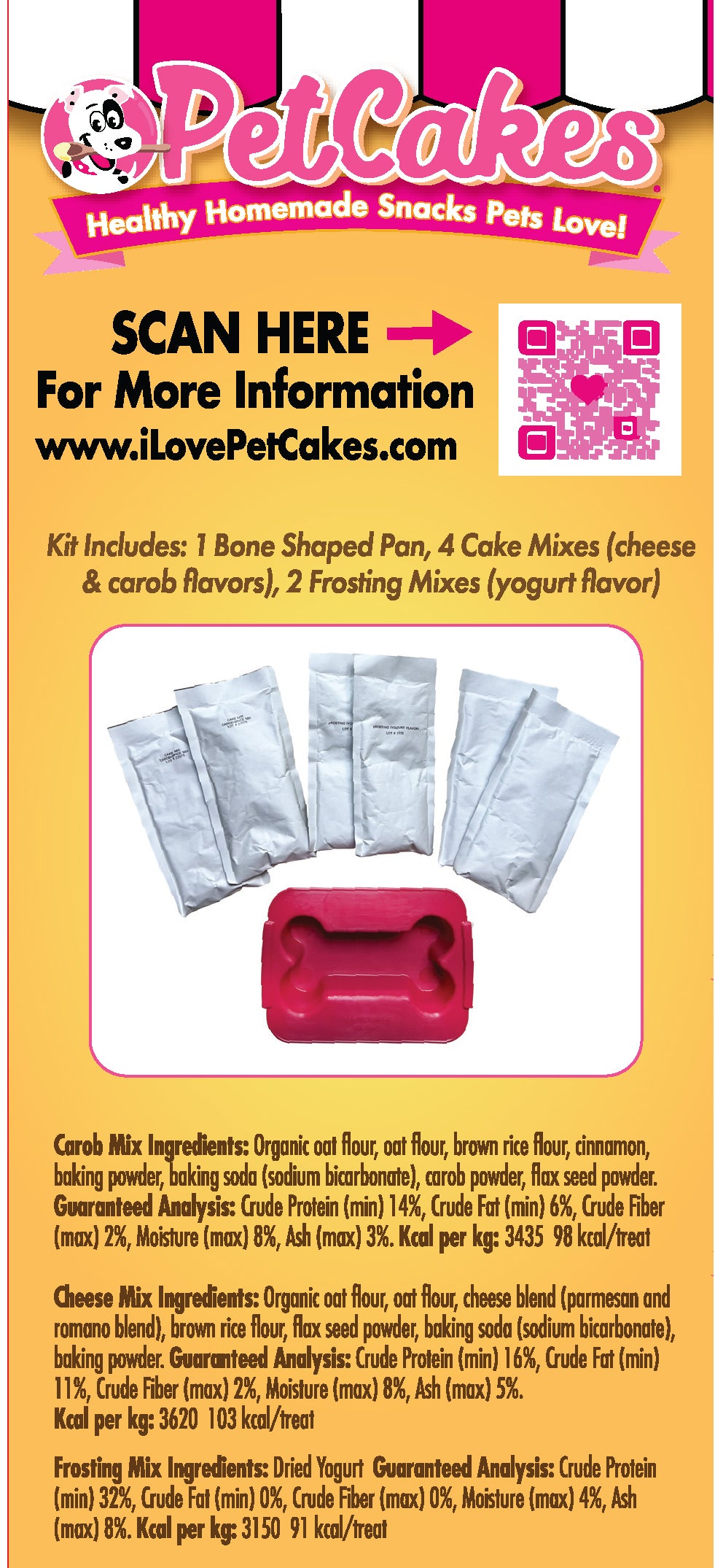 Complete Baking Box for Dogs - 4 Cakes