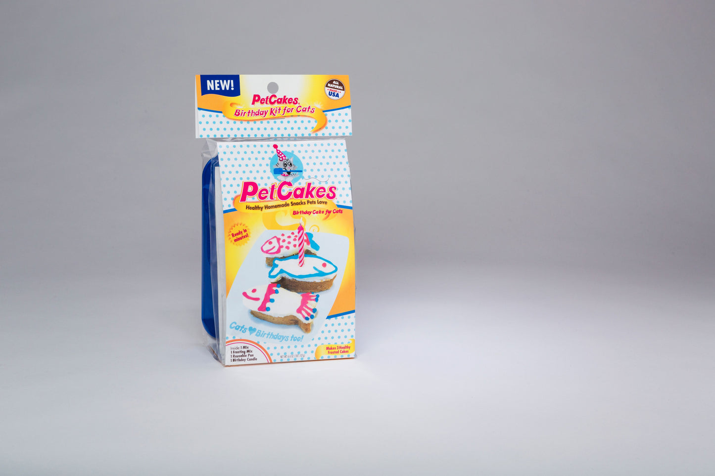 Birthday Cake Kit for Cats - Turkey Flavor