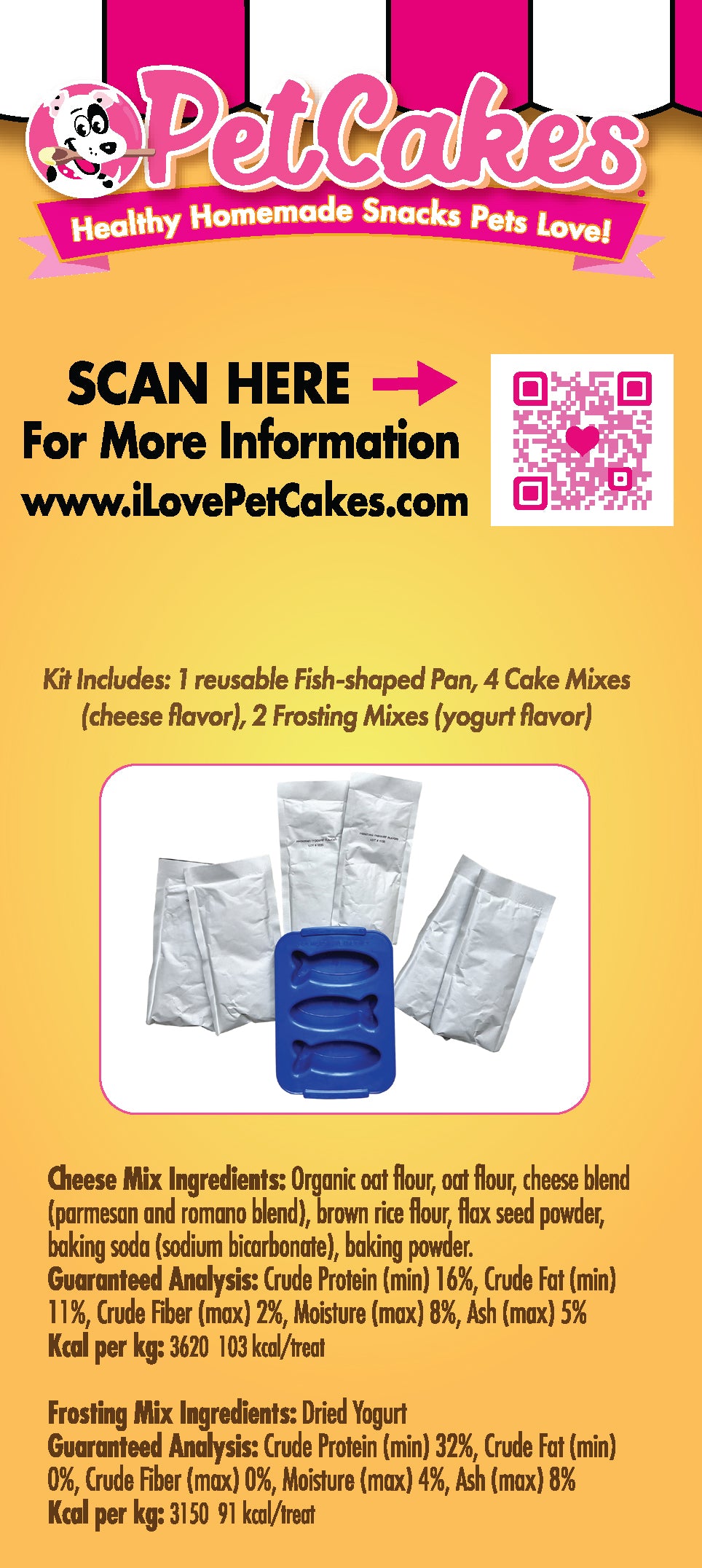 PetCakes Complete Baking Kit for Cats
