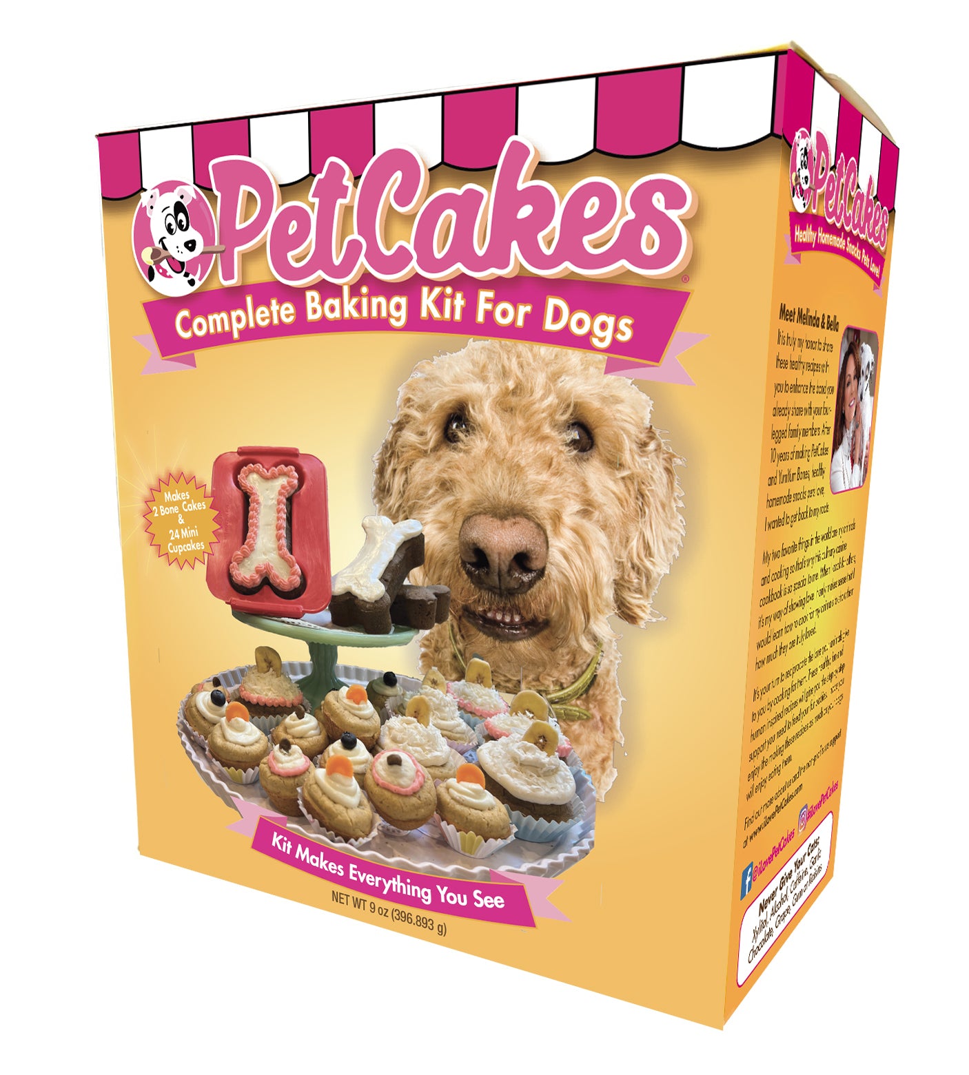 Complete Baking Kits for Dogs - 4 Cakes